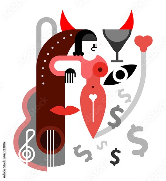 Fototapeta Party - abstract vector illustration