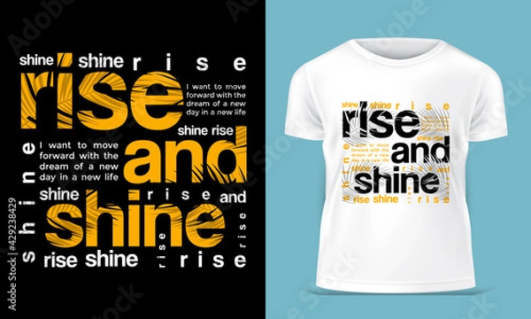 Obraz Creative T-Shirt Design Template In This Year