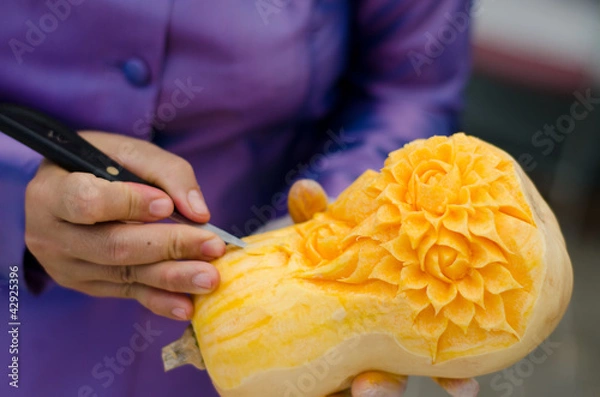 Fototapeta Fruit carving