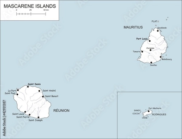 Obraz Mascarene Islands