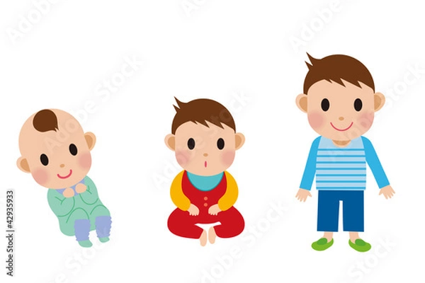 Fototapeta 男の子の成長