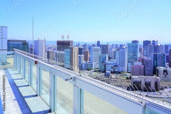 Obraz 大阪市内の眺め