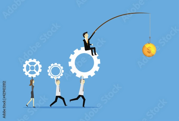 Obraz Use money as bait to make employees hard working