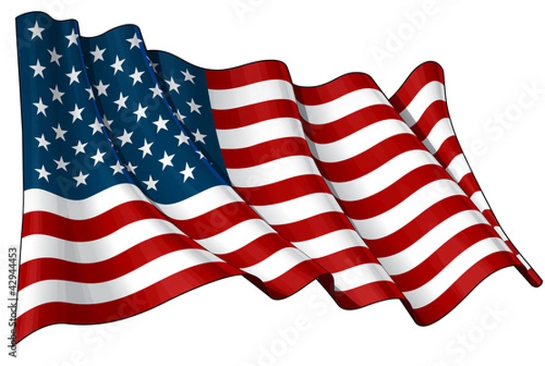 Fototapeta Flag of USA