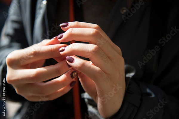 Obraz hands with the sunlight