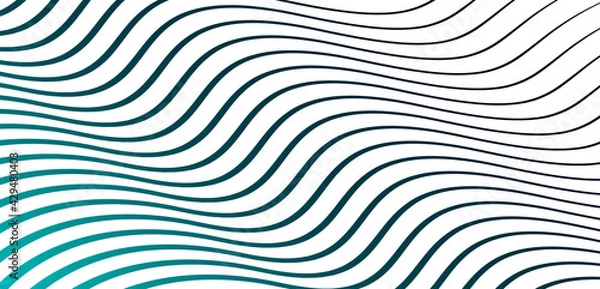 Obraz Abstract waves lines background