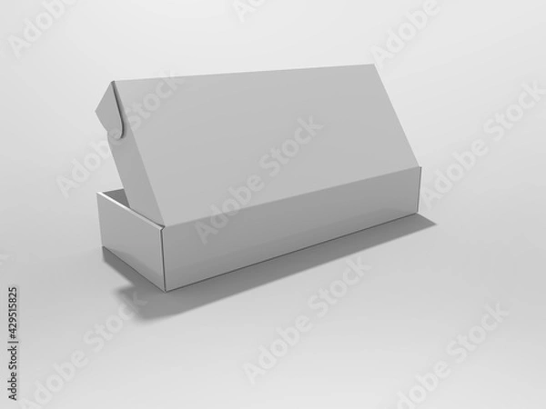 Obraz 3D Rendering Product Packaging Template