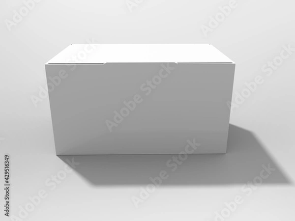 Obraz 3D Rendering Product Packaging Template