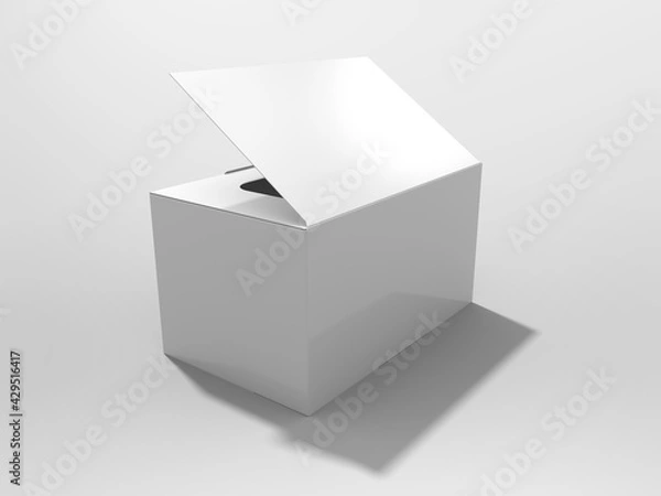 Obraz 3D Rendering Product Packaging Template