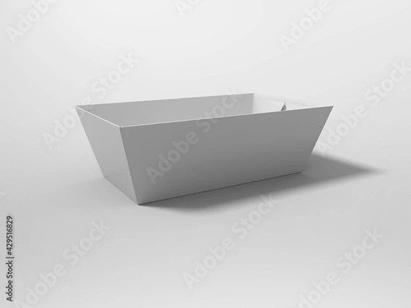 Obraz 3D Rendering Product Packaging Template