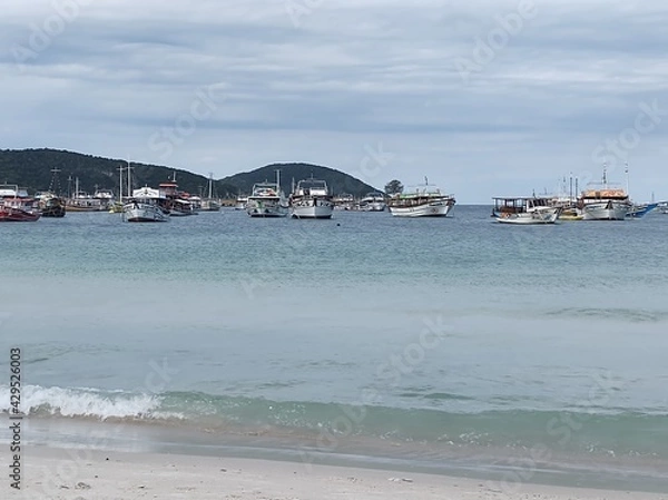 Obraz boats on the beach