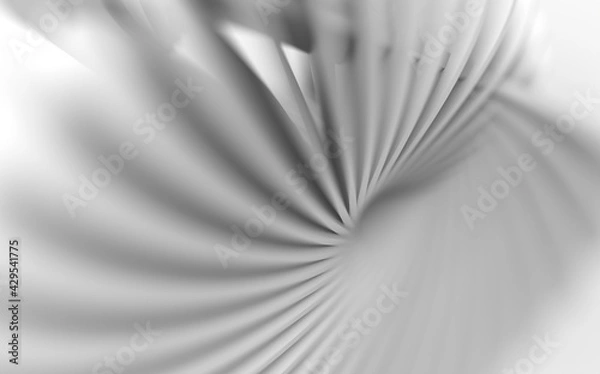 Obraz geometric abstract uniform background. 3d render