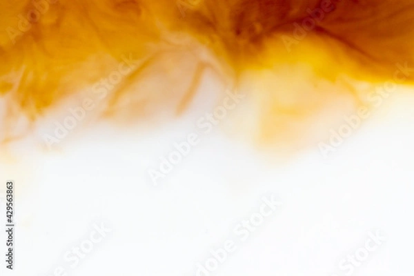 Obraz Texture from Pouring coffee in milk