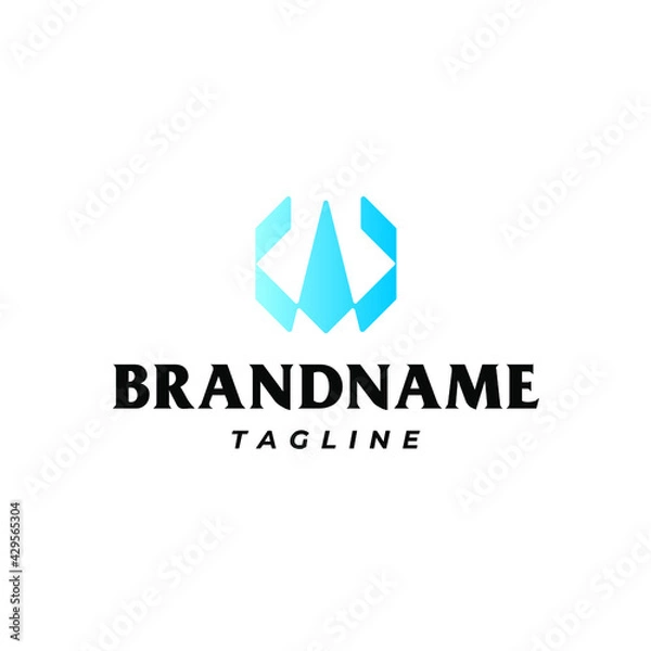 Obraz Modern W Monogram Logo