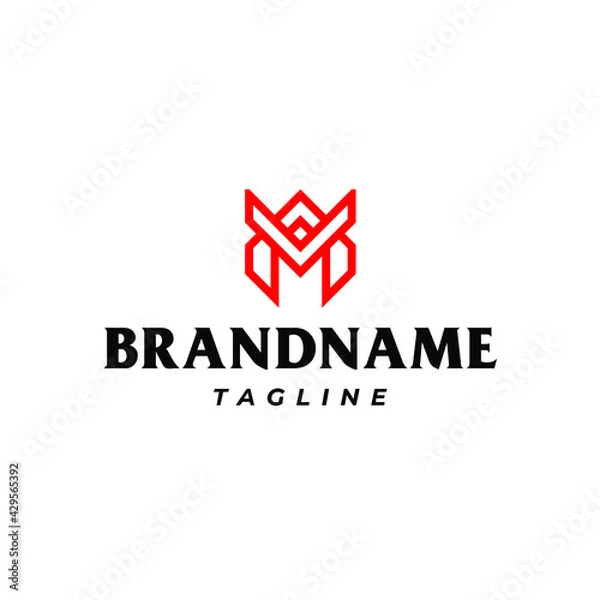 Obraz Modern Letter M Monogram Logo