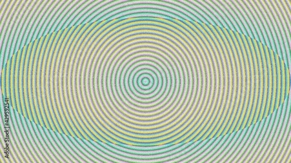 Fototapeta Gradient background with circle lines. Op art