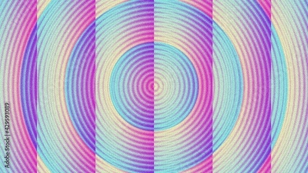 Fototapeta Gradient background with circle lines. Op art