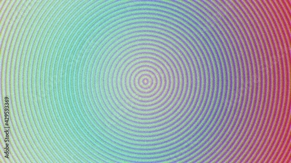 Fototapeta Gradient background with circle lines. Op art