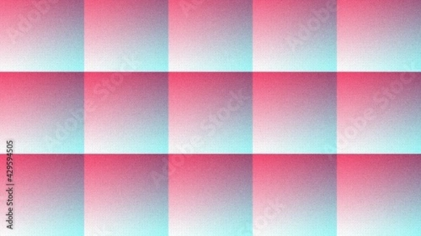 Fototapeta Abstract op art pattern. Square graphic ornament