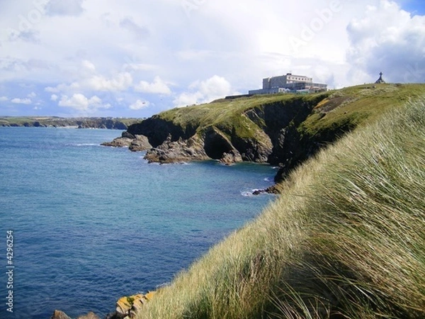 Obraz Cornwell Coastline-  Coast & the Cross