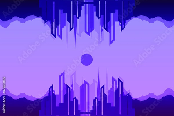 Obraz Background Future City