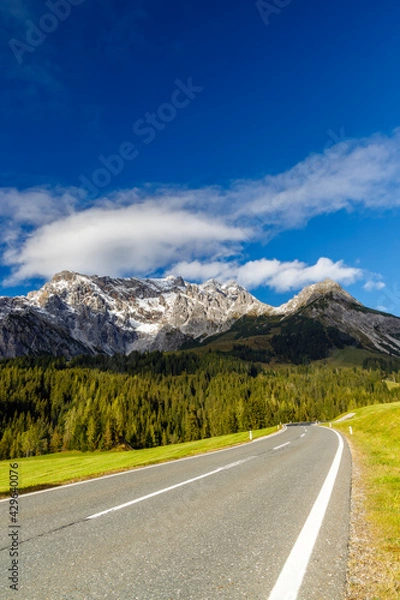 Obraz Autumn Austrian Alps nearby Bischofshofen