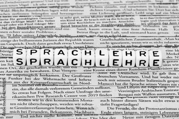 Fototapeta Sprachlehre