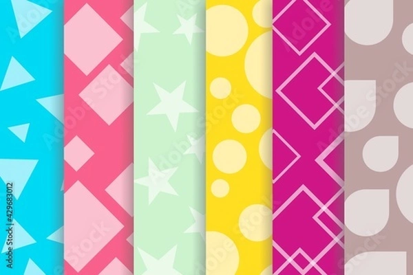 Obraz set of patterns