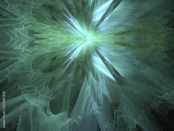 Fototapeta Imaginatory fractal background generated Image