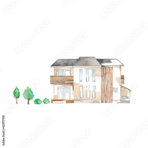 Obraz 二世帯住宅の外観