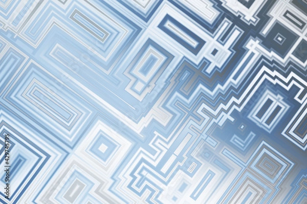 Fototapeta Abstract Background. Triangle 3d illustration polygonal art pattern style. Future graphic geometric design. Geometry texture futuristic decoration. Trendy and vibrant modern style template..