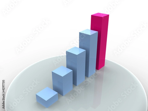 Fototapeta business statistics