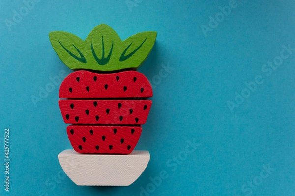 Obraz strawberry in a pot