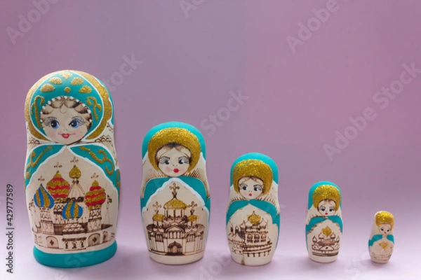 Obraz russian nesting dolls