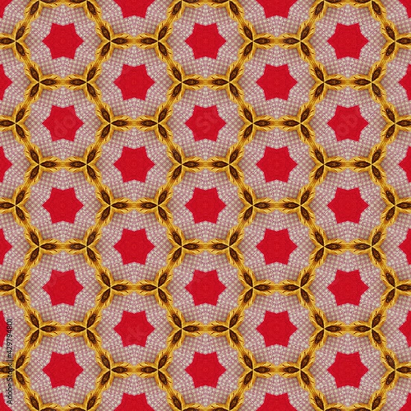 Obraz seamless pattern with shapes