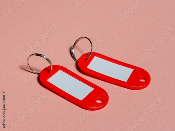 Fototapeta 赤い名札