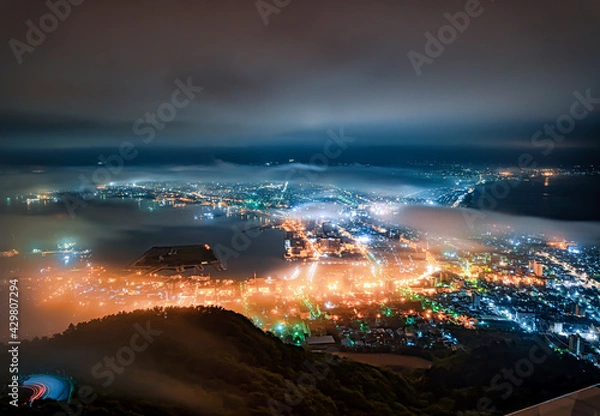 Fototapeta 雲海夜景