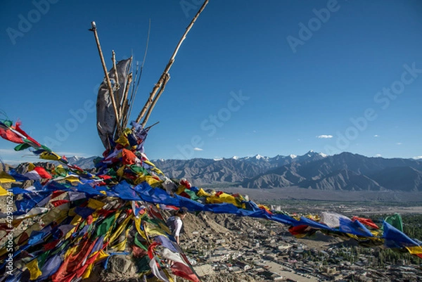 Obraz tibetan prayer monument