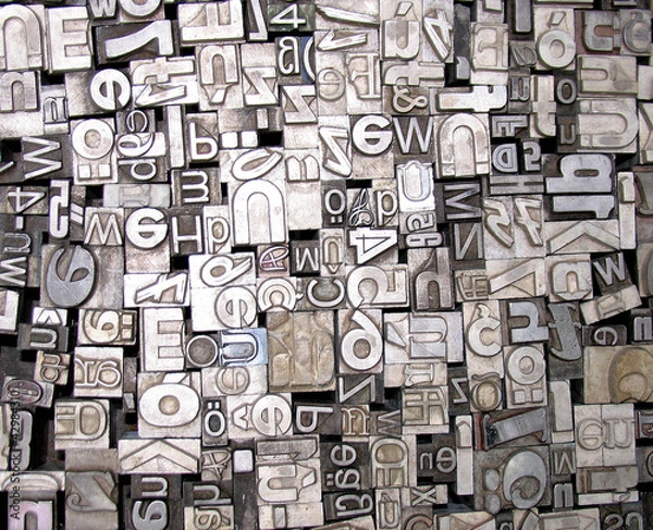 Fototapeta Lettern