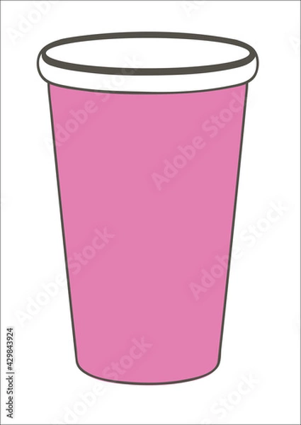 Obraz cardboard coffee cup