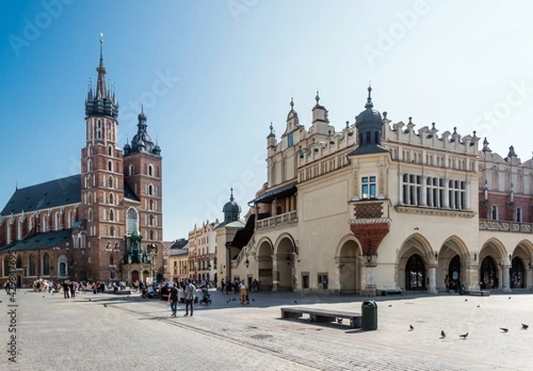 Obraz Kościół Mariacki  i Sukiennice