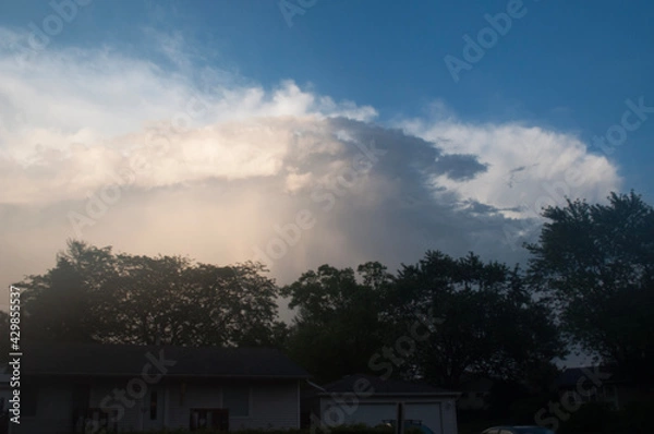 Fototapeta time lapse clouds