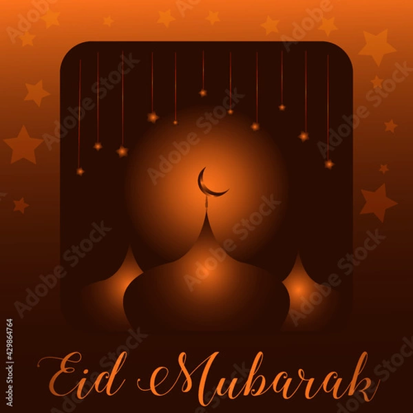 Obraz Eid Mubarak Greeting and celebration