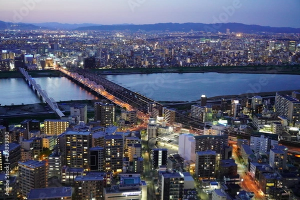 Obraz 大阪の夜景
