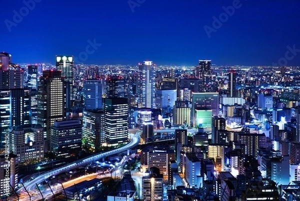 Obraz 大阪の夜景