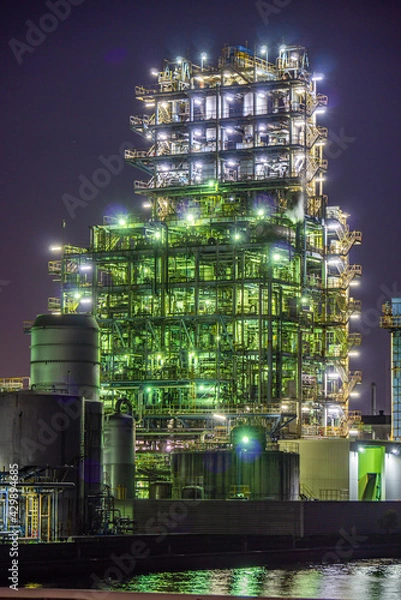 Obraz 川崎工場夜景