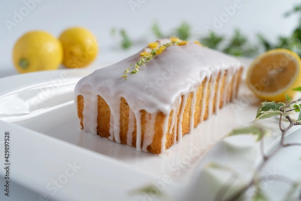 Obraz レモンのパウンドケーキ（ウィークエンド・シトロン）