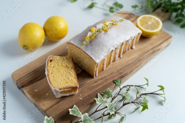 Obraz レモンのパウンドケーキ（ウィークエンド・シトロン）