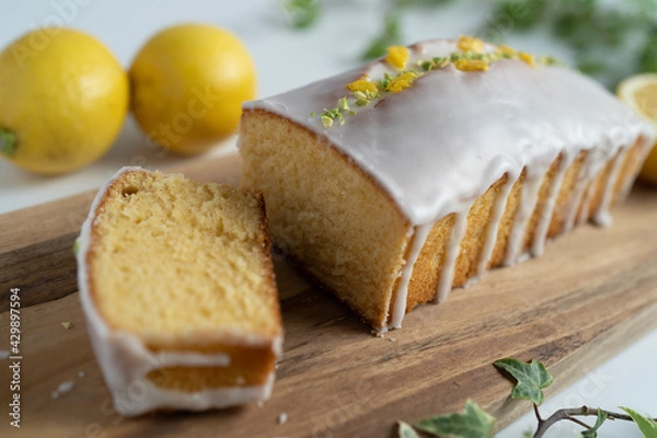 Obraz レモンのパウンドケーキ（ウィークエンド・シトロン）