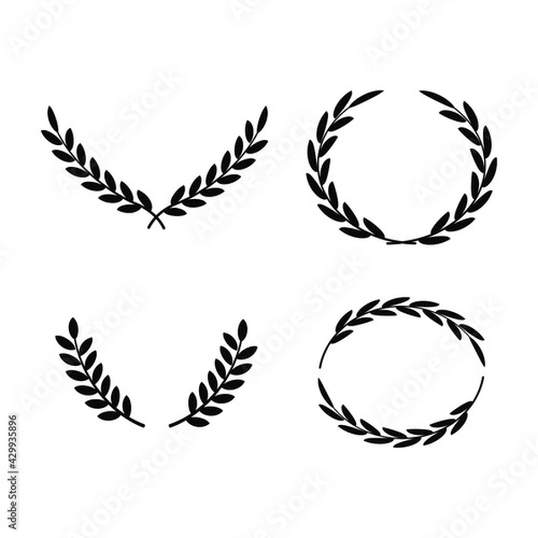 Fototapeta laurel wreath 